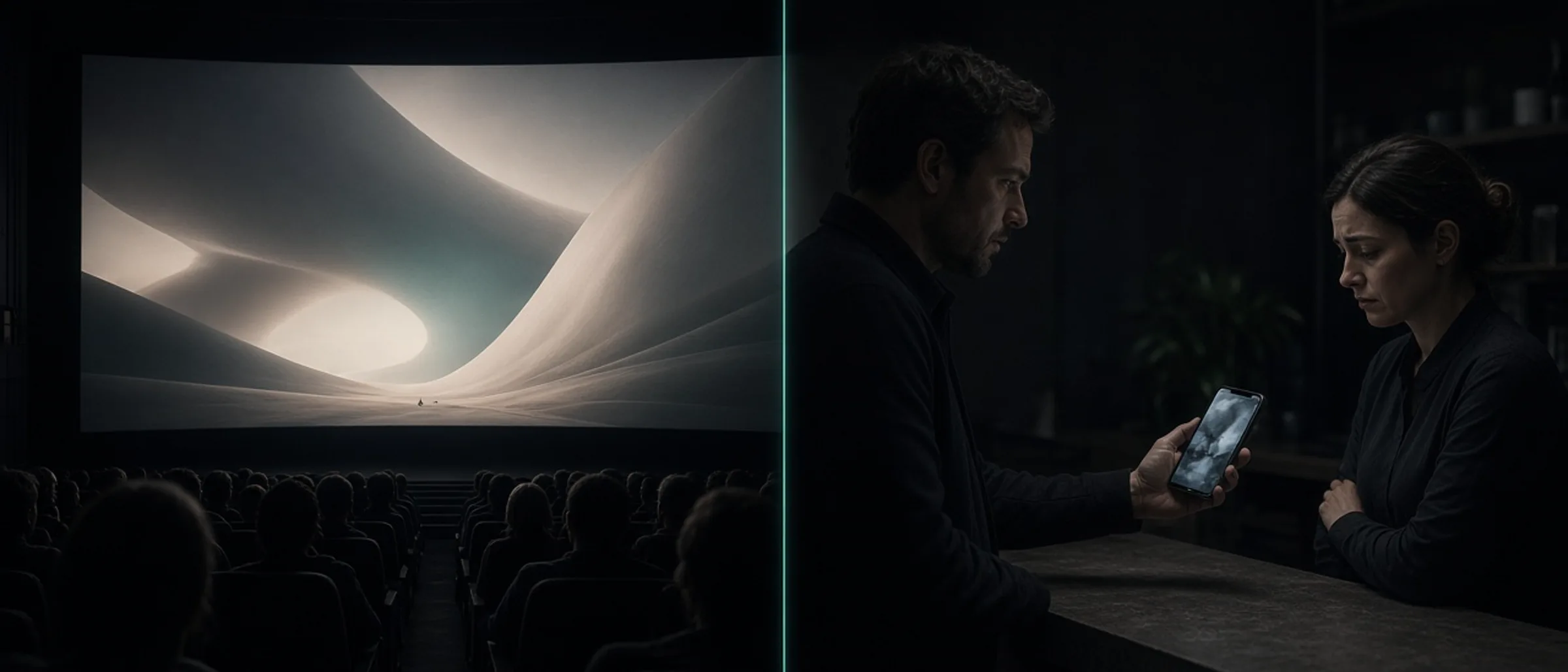 No cinema, a imagem pode mentir. No seu balcão, ela vira promessa
