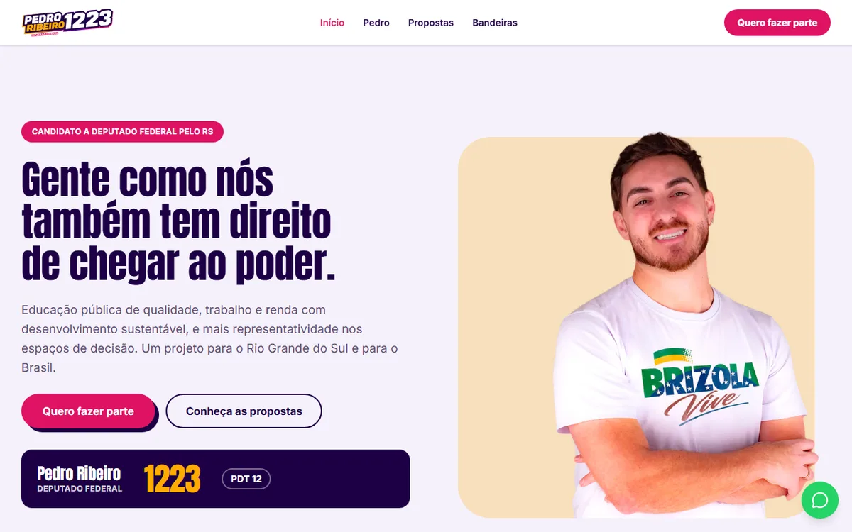 Preview do site Pedro Ribeiro 1223