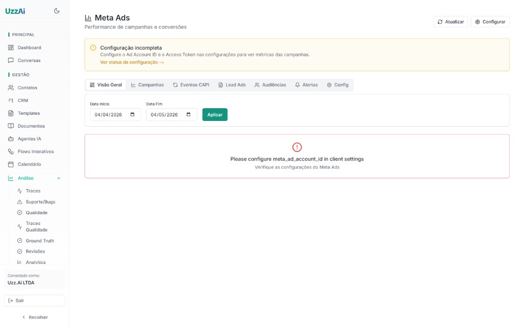 Rastreamento de Meta Ads — Saiba de Qual Anúncio Veio Cada Lead